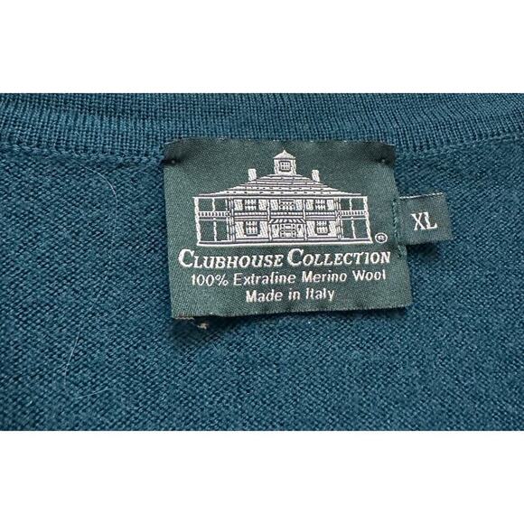 The Masters Blue Extraline Merino Wool Sweater Vest Size XL Flawed - Picture 3 of 11